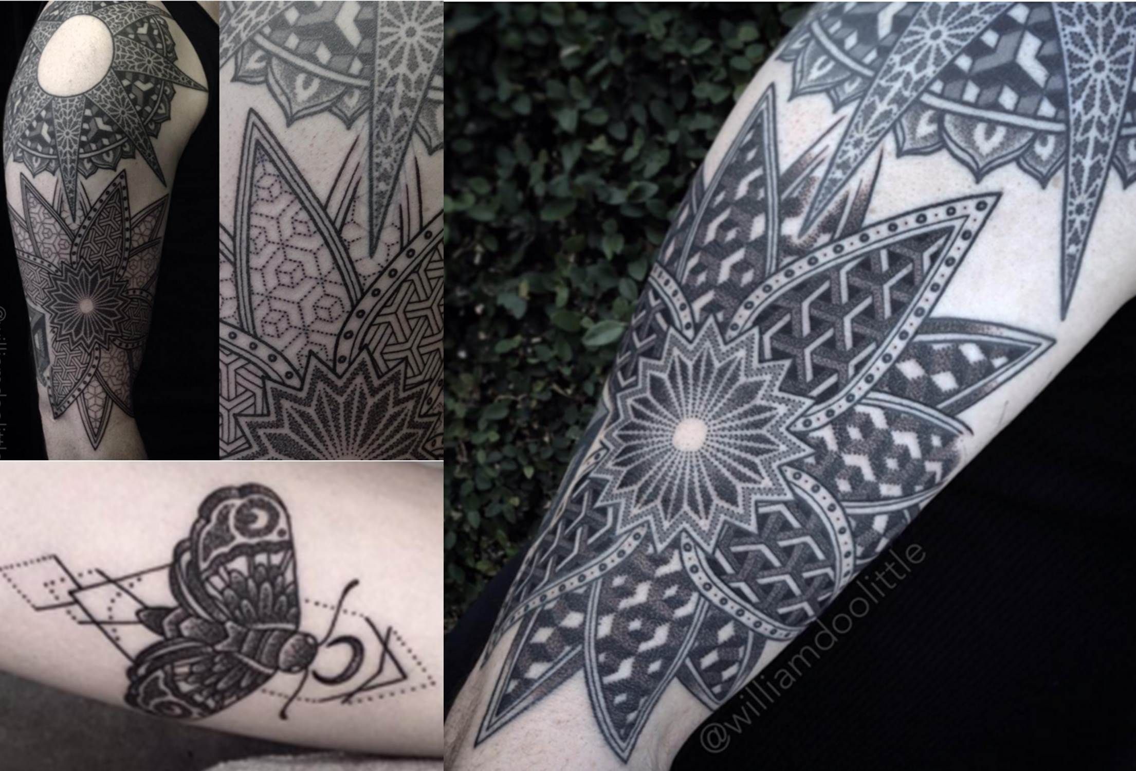 Full Color Geometric Sleeve By William Doolittle At Studio City Tattoo Full Color Geometric Sleeve By William Doolittle At Studio City Tattoo