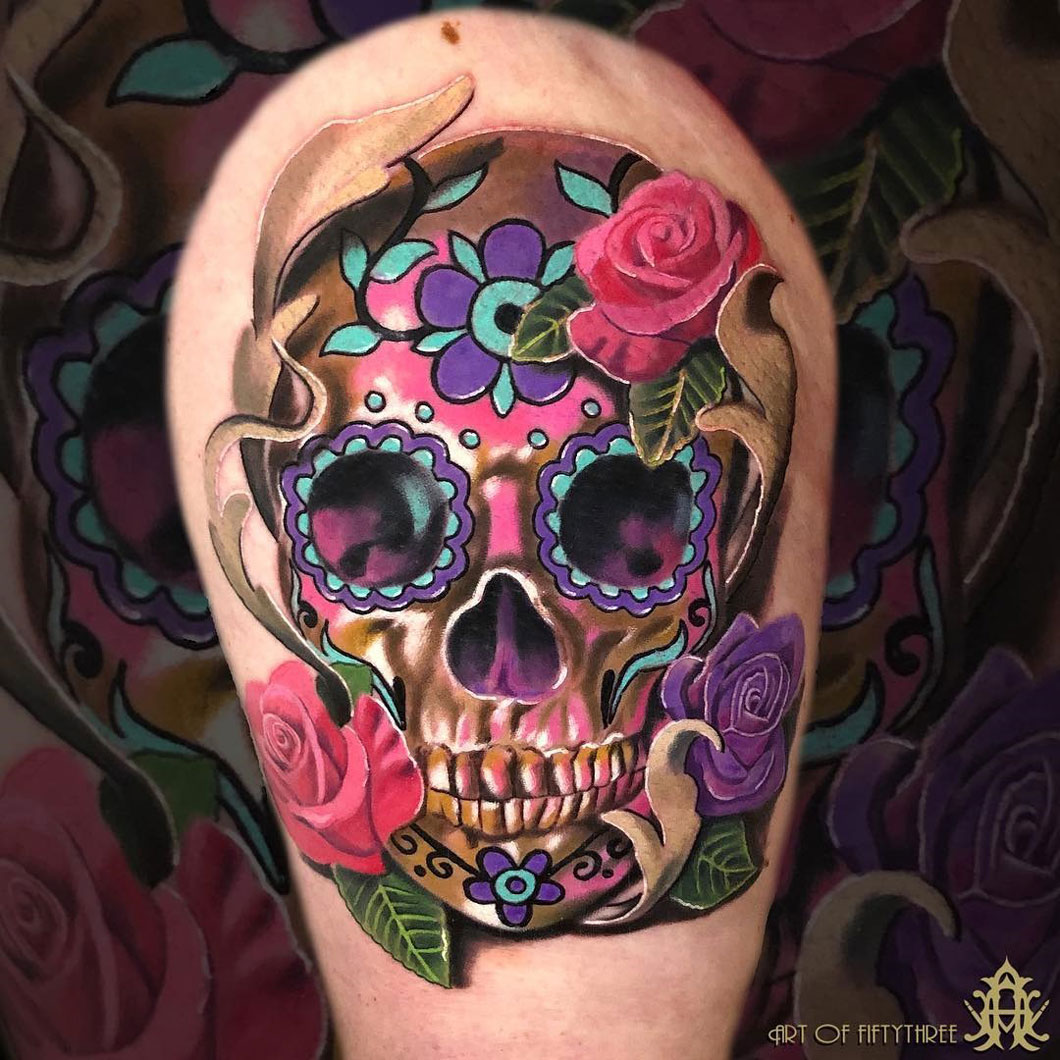 Gorgeous Skull Girl Tattoo Sugar Skull Tattoos Skull Tattoo Design Gorgeous Skull Girl Tattoo Sugar Skull Tattoos Skull Tattoo Design