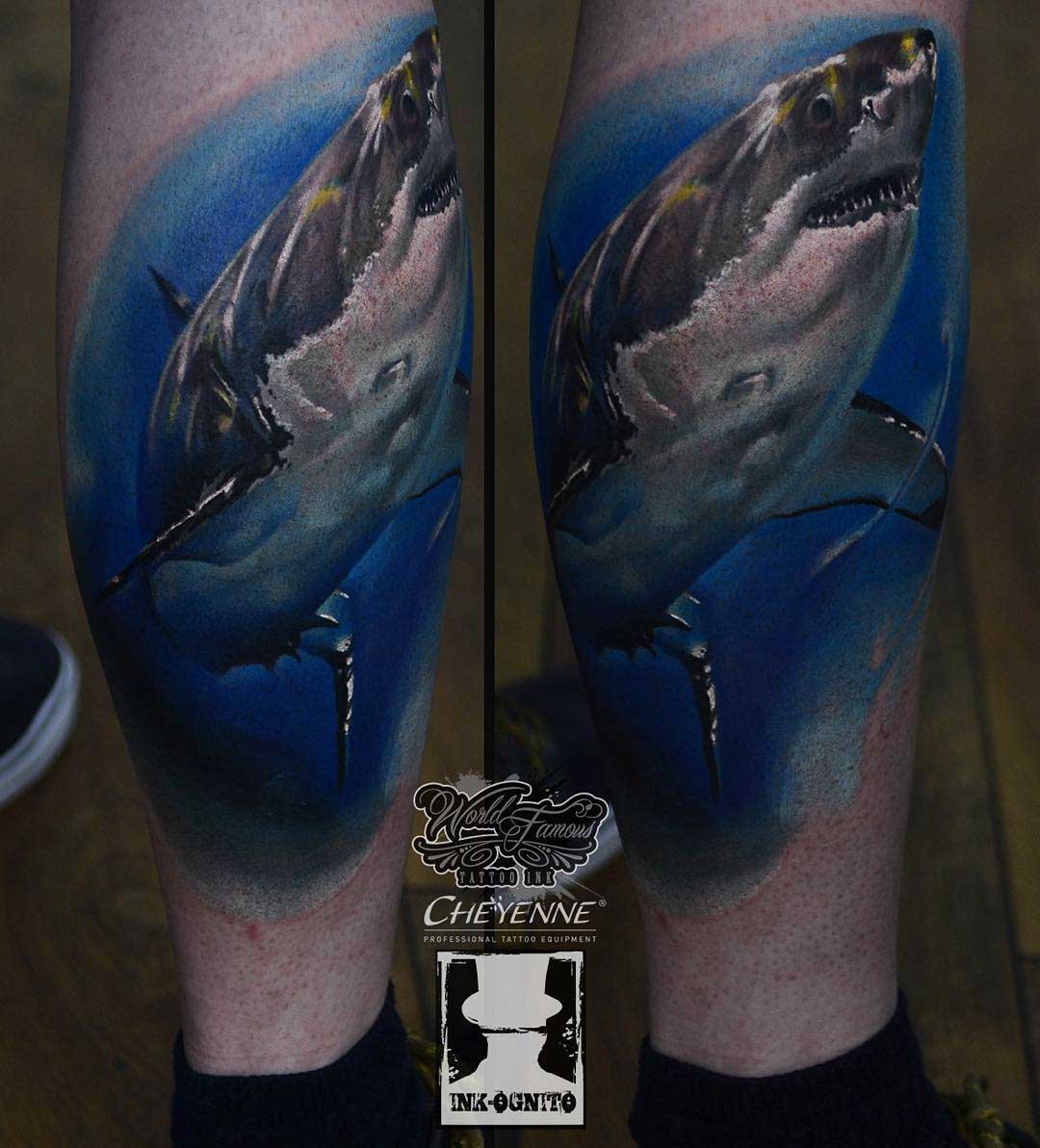 Great White Shark Tattoo Great White Shark Tattoo