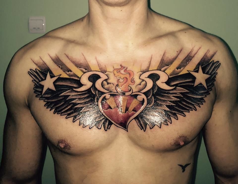 Heart Chest Tattoo Rpnation Heart Chest Tattoo Rpnation