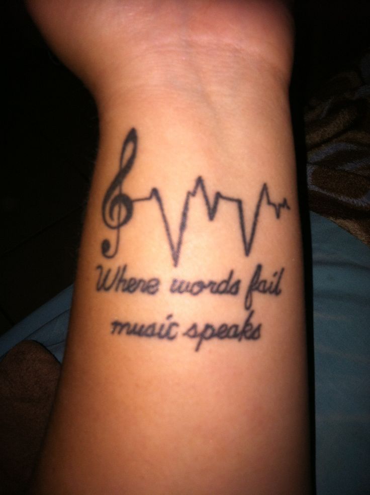 Heart Music Note Tattoos On Wrist Heart Music Note Tattoos On Wrist