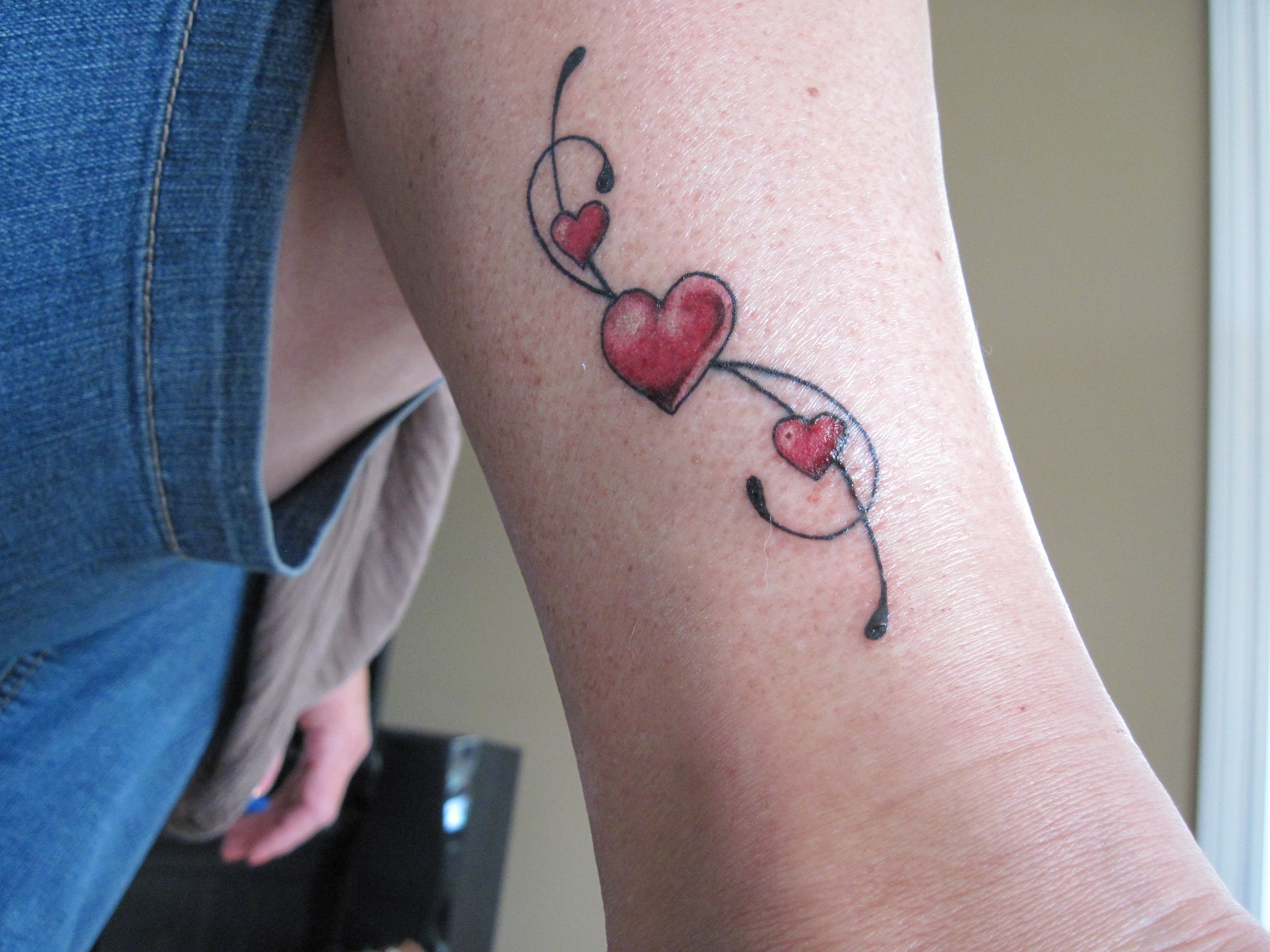 I Finally Did It Got My Tattoo The Two Small Hearts Represent My I Finally Did It Got My Tattoo The Two Small Hearts Represent My