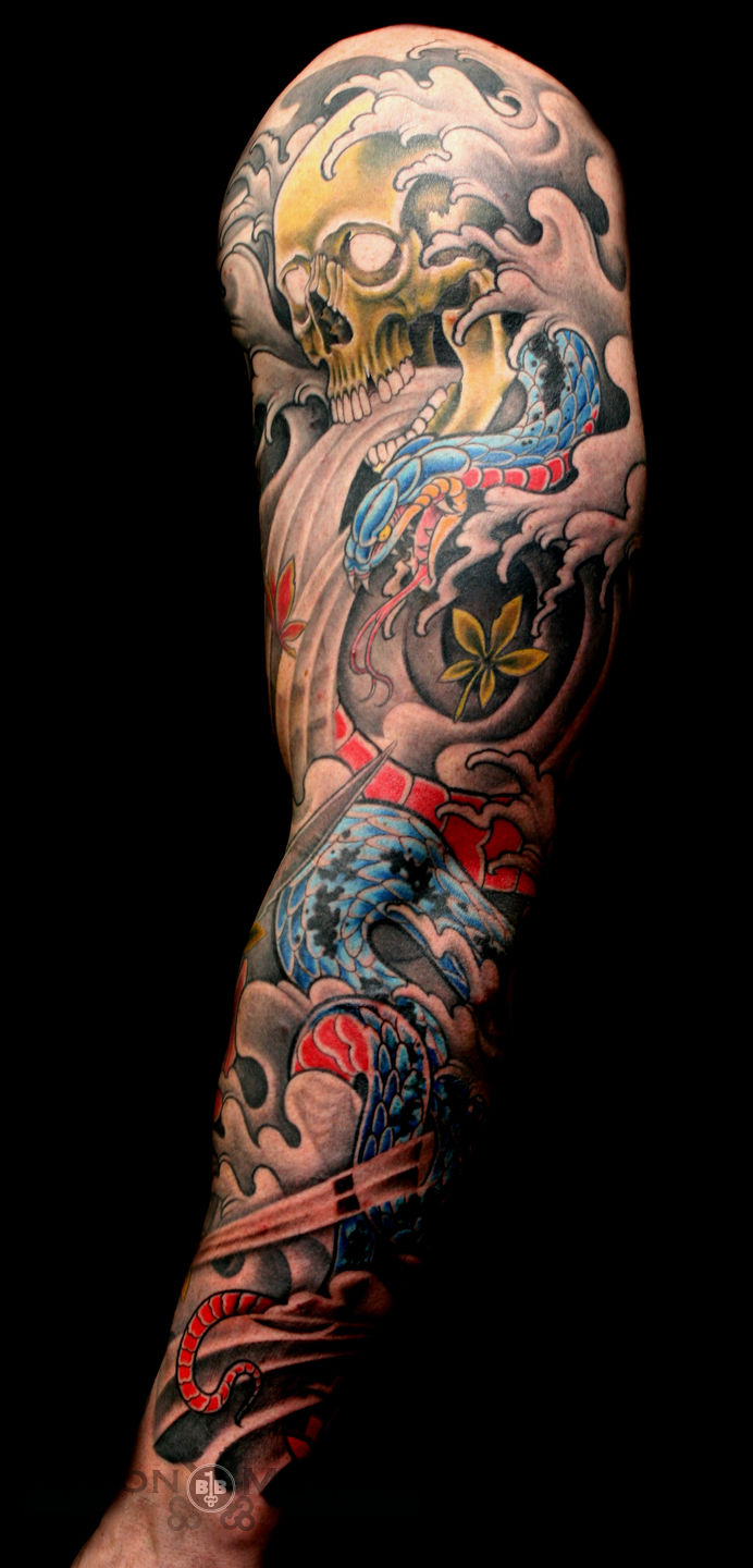Japanese Snake And Skull Tattoo Designs Japanese Snake And Skull Tattoo Designs