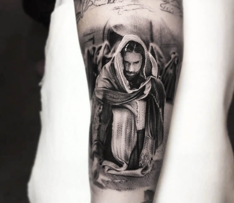 Jesus Face Statue Tattoo Jesus Face Statue Tattoo