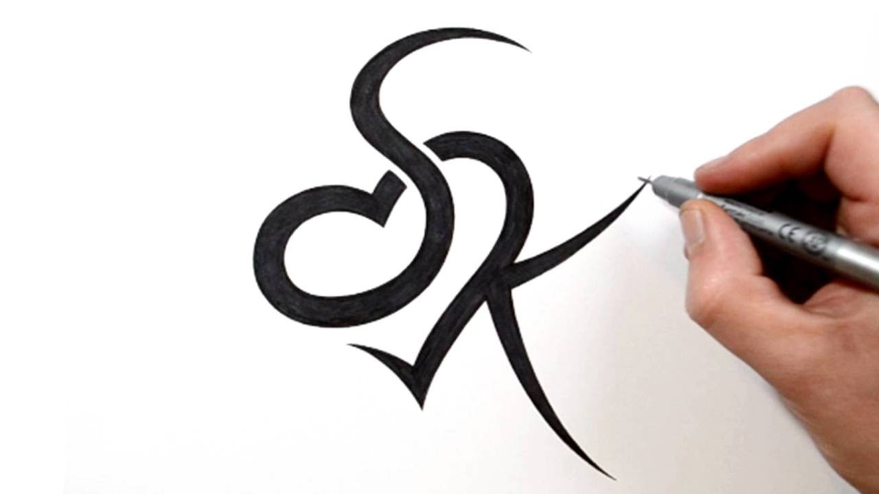 K Initial Tattoo Designs K Initial Tattoo Designs