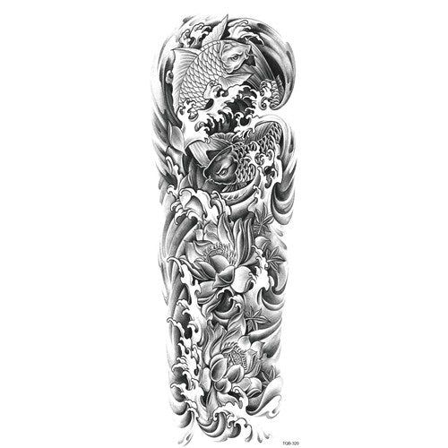 Koi Fish Tattoo Sleeve Koi Fish Tattoo Sleeve