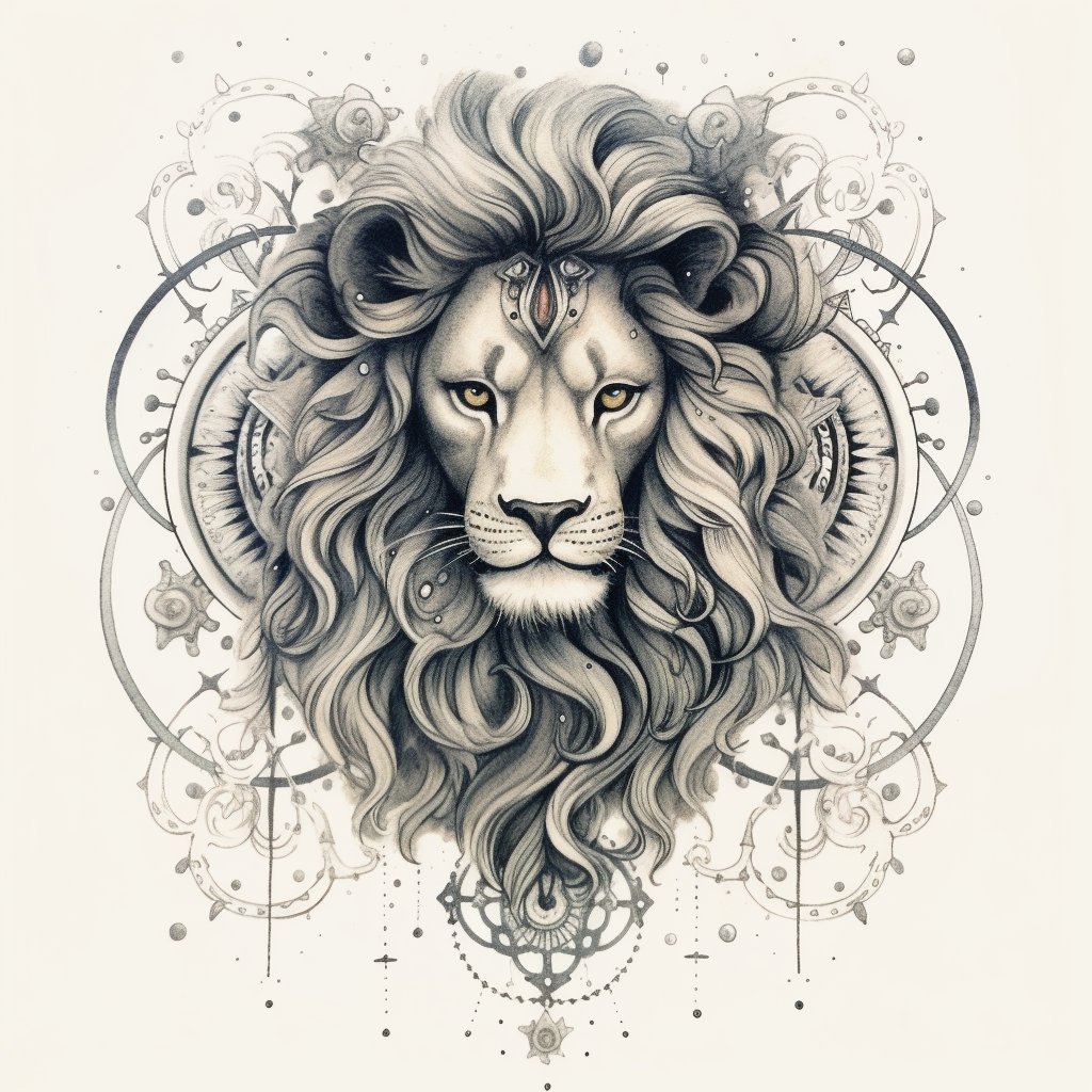 Lion Zodiac Tattoo Lion Zodiac Tattoo