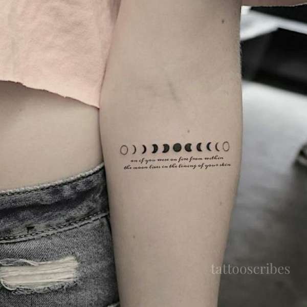 Lunar Phase Tattoo Meaning Lunar Phase Tattoo Meaning