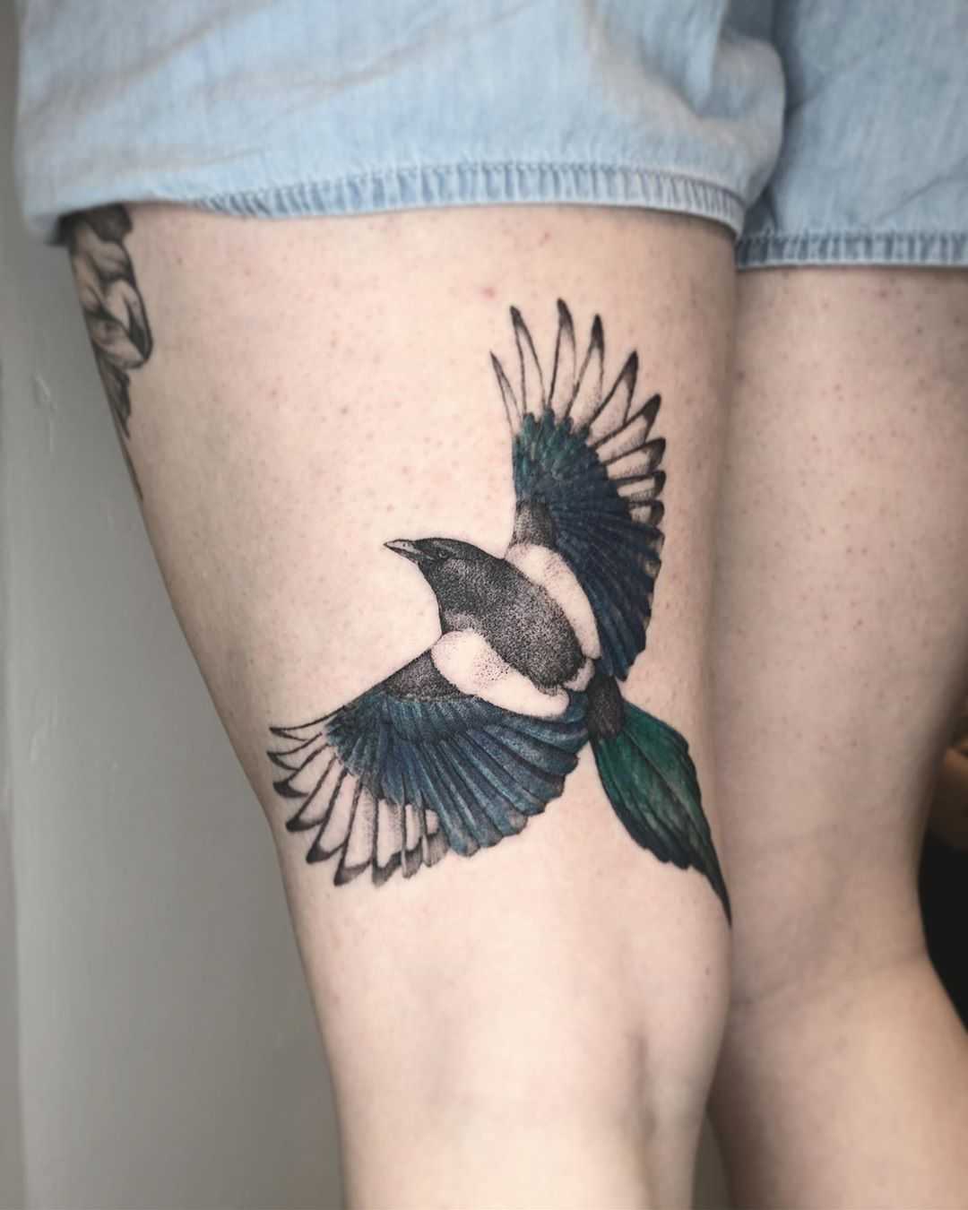 Magpie Tattoo By Cate Webb Unusual Tattoo Magpie Tattoo Tattoos Magpie Tattoo By Cate Webb Unusual Tattoo Magpie Tattoo Tattoos