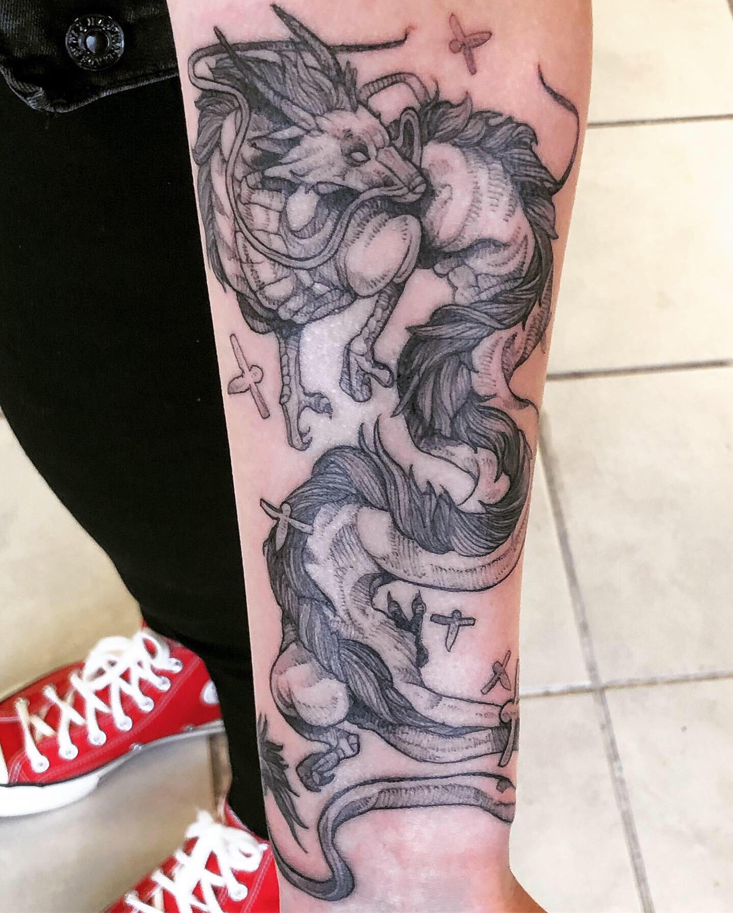 My First Tat Haku From Spirited Away Done By David Poe Moon Tattoo In Austin Tx R Tattoos My First Tat Haku From Spirited Away Done By David Poe Moon Tattoo In Austin Tx R Tattoos