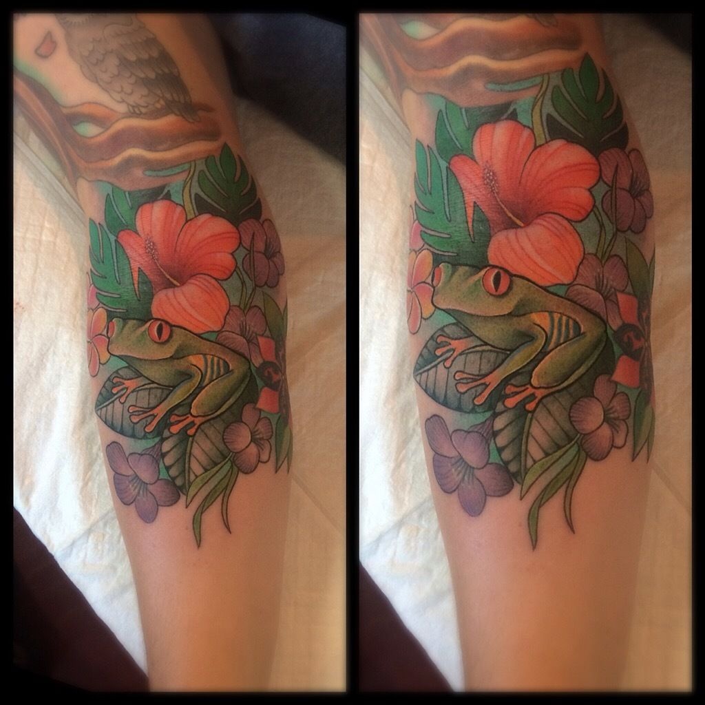 My New Frog And Flower Tattoo Frog Tattoos Love Tattoos Picture My New Frog And Flower Tattoo Frog Tattoos Love Tattoos Picture