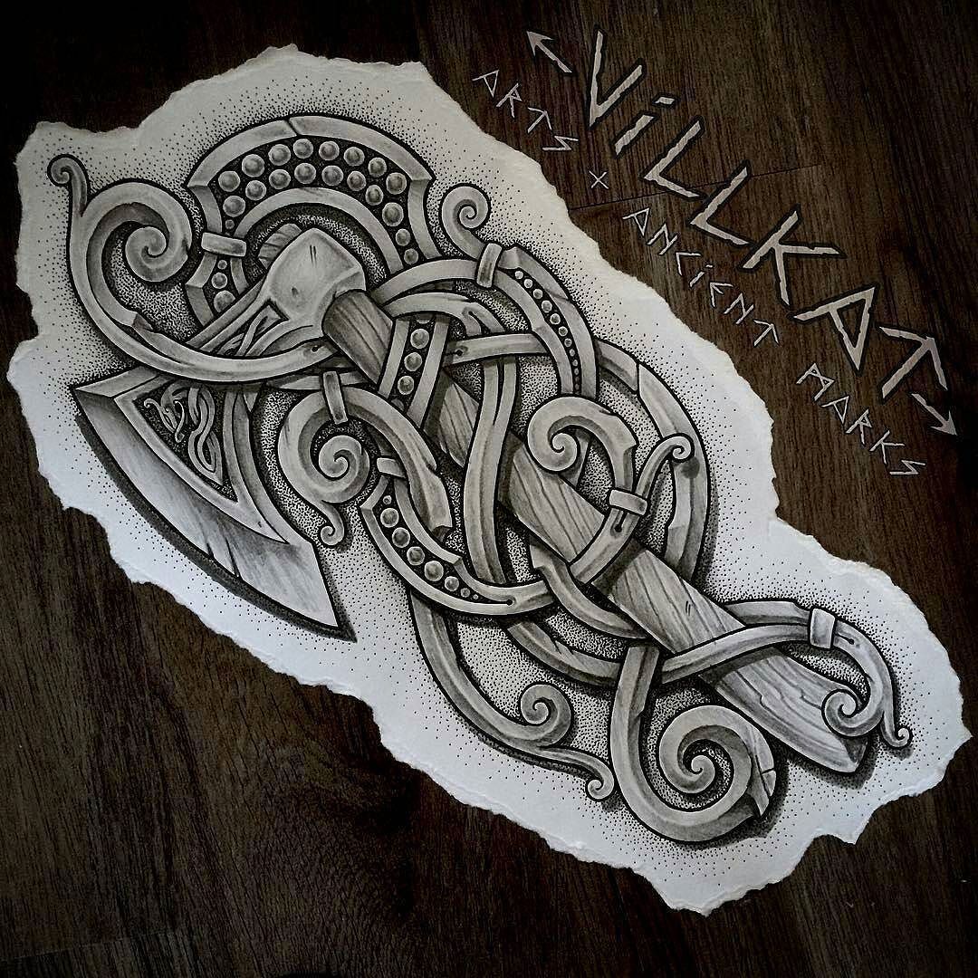 Norse Viking Axe Tattoo Designs Printable Computer Tools Norse Viking Axe Tattoo Designs Printable Computer Tools
