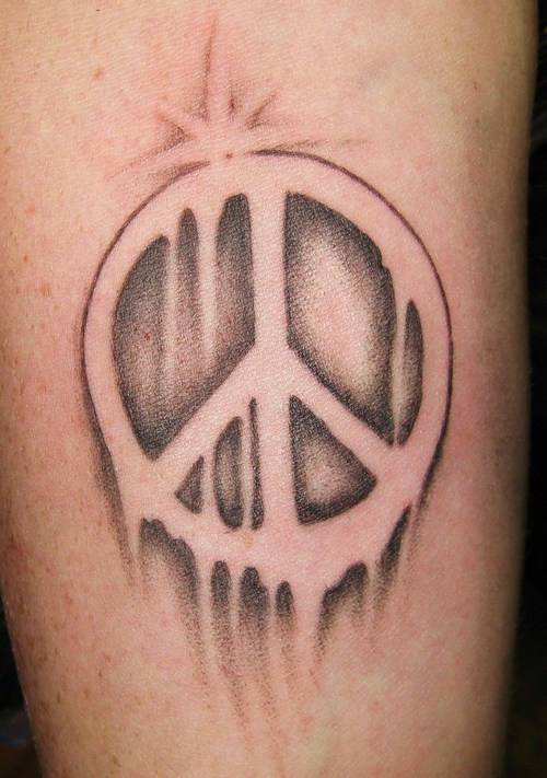 Peace Sign Tattoo With Flowers Printable Computer Tools Peace Sign Tattoo With Flowers Printable Computer Tools