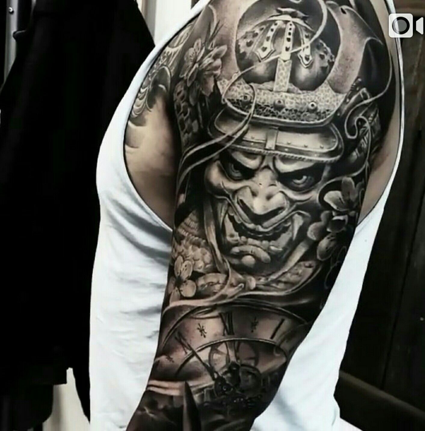 Samurai Warrior Mask Tattoo Designs Samurai Warrior Mask Tattoo Designs