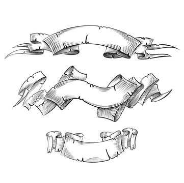 Scroll Ribbon Banner Tattoo Scroll Ribbon Banner Tattoo