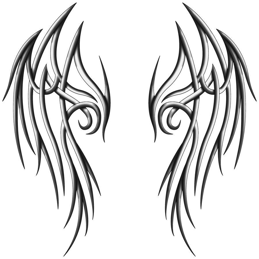 Simple Angel Wings Tattoo Designs Simple Angel Wings Tattoo Designs