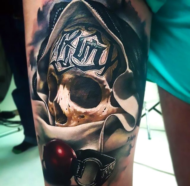 Skull With Smoked Grim Reaper Real 1 Tattoo Idea Tattoosai Skull With Smoked Grim Reaper Real 1 Tattoo Idea Tattoosai