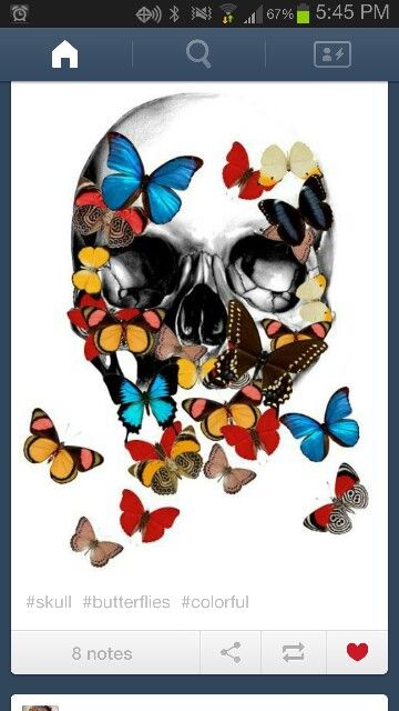 Skulls And Butterflies Skull And Butterflies By Mikeashworthtattoos Skulls And Butterflies Skull And Butterflies By Mikeashworthtattoos