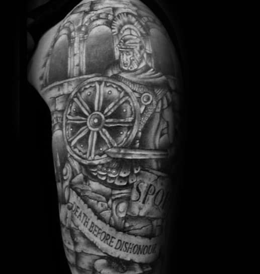 Spqr Tattoo Sleeve Spqr Tattoo Sleeve