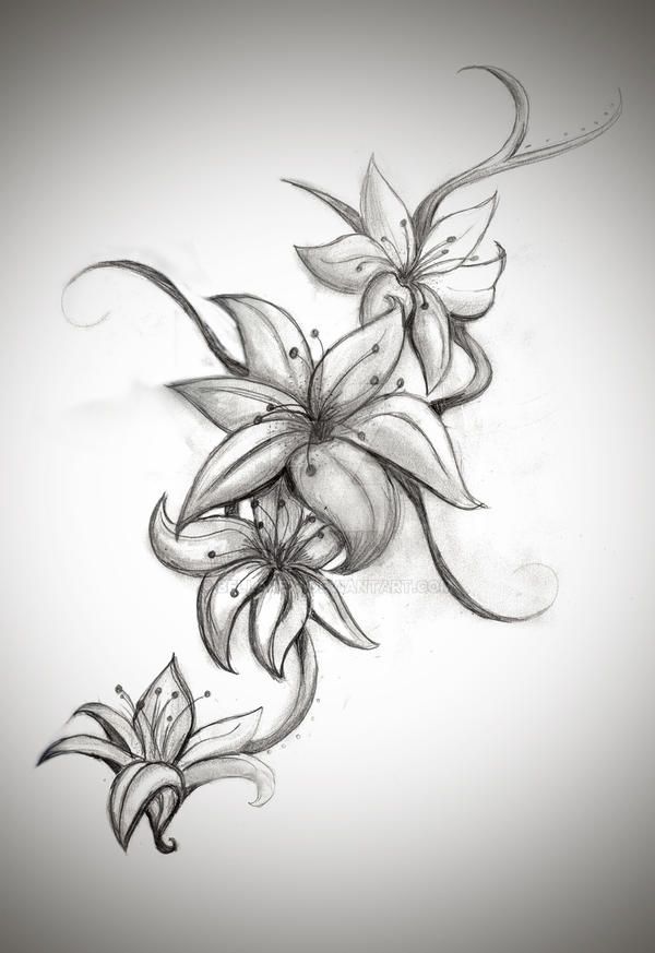 Stargazer Lily Tattoo Female Stargazer Lily Tattoo Female