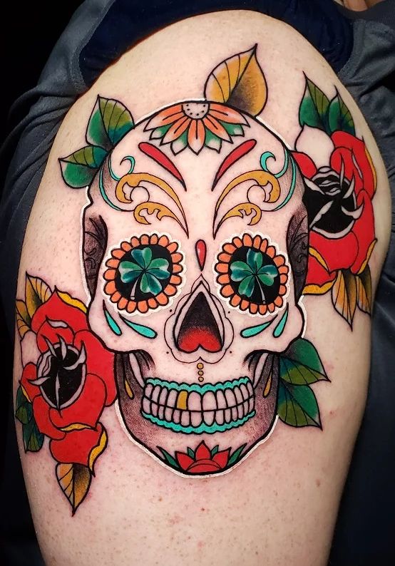 Sugar Skull Tattoo Meanings Sugar Skull Tattoo Meanings