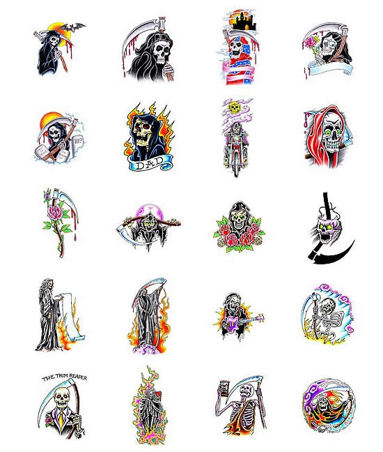 Symbols Of Death Tattoos Symbols Of Death Tattoos