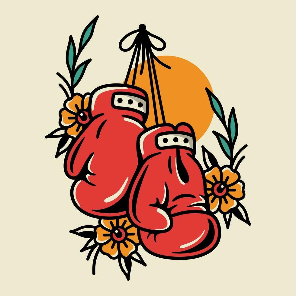 Tattoo Boxing Gloves Design Tattoo Boxing Gloves Design