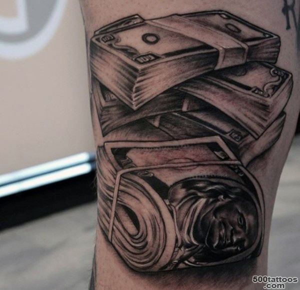 Tattoo Money Tattoo Dollars Photo Realism Tattoo Money Tattoo Dollars Photo Realism