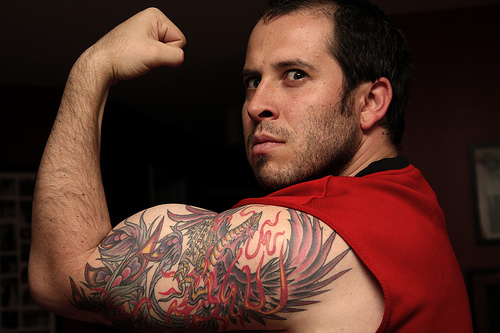 Tattoos On The Bicep Male Tattoos On The Bicep Male