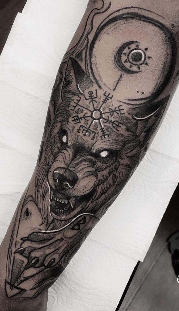 The Viking Wolf 30 Fenrir Tattoo Ideas The Viking Wolf 30 Fenrir Tattoo Ideas