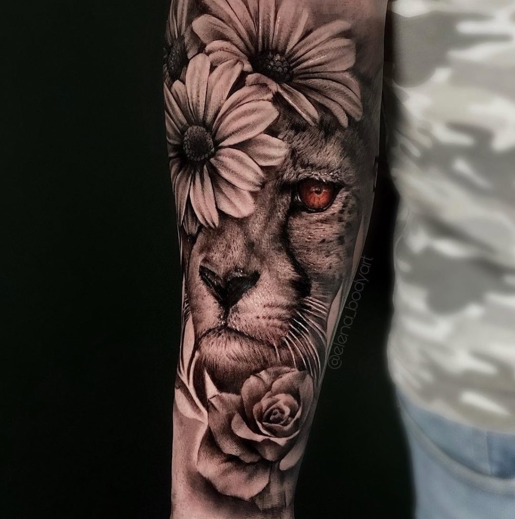 Tiny Cheetah Tattoo Located On The Inner Forearm Fine Tiny Cheetah Tattoo Located On The Inner Forearm Fine