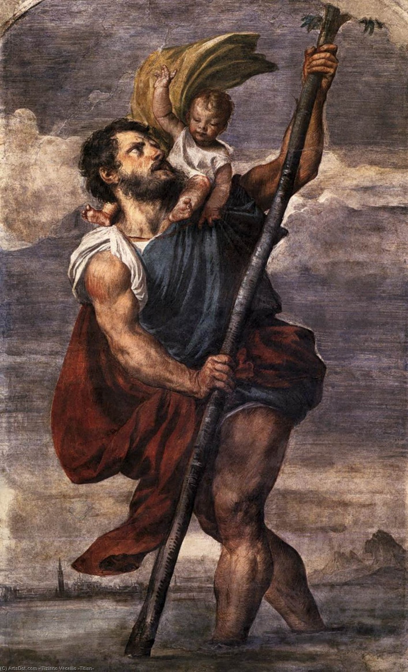 Tiziano S St Christopher Inspired Tattoo Artista Tatuador Nick Tiziano S St Christopher Inspired Tattoo Artista Tatuador Nick