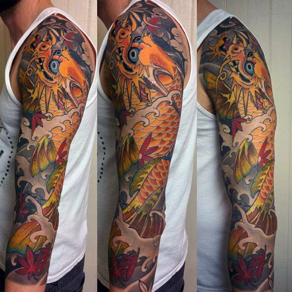 Top 47 Koi Dragon Tattoo Ideas 2021 Inspiration Guide Top 47 Koi Dragon Tattoo Ideas 2021 Inspiration Guide