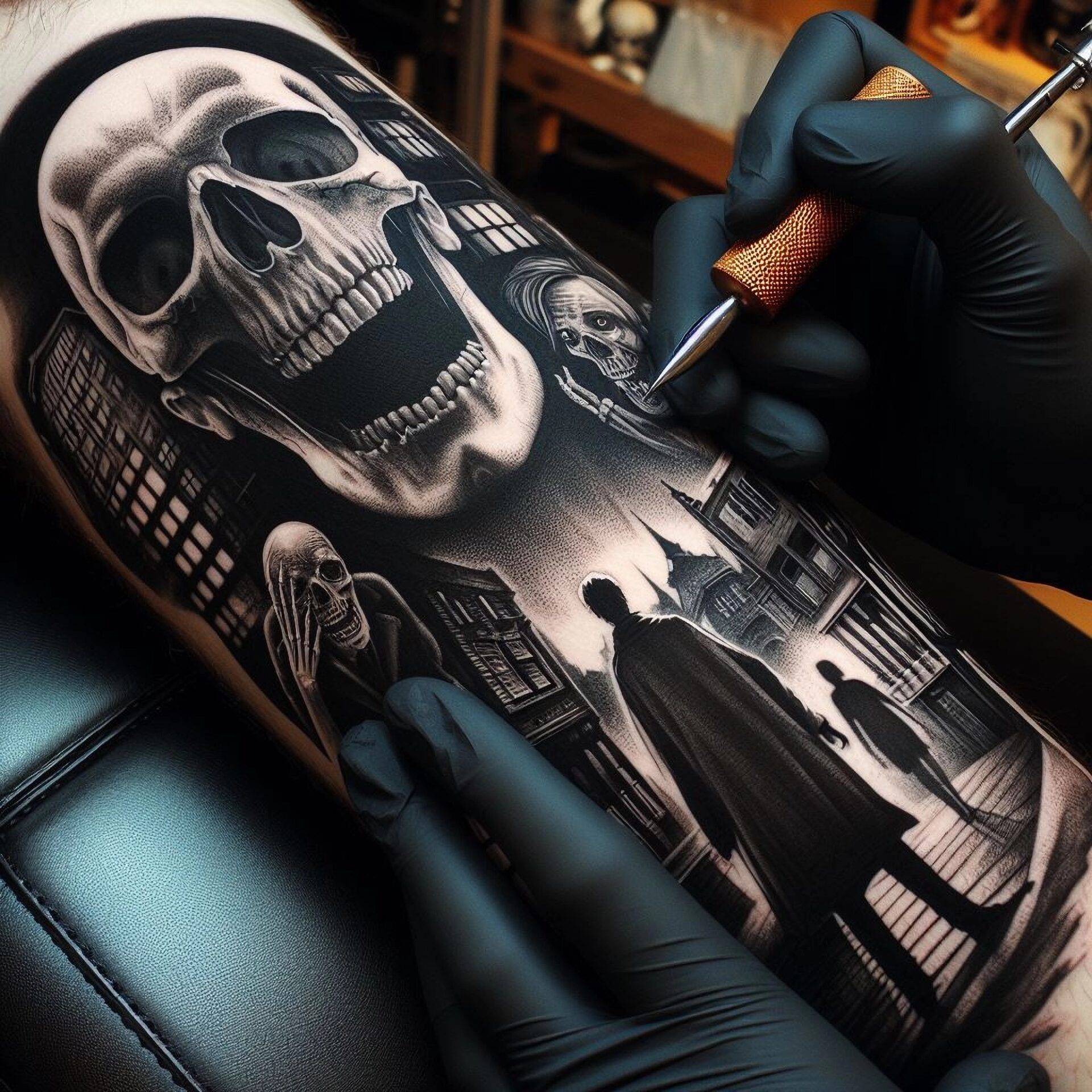 Top 77 Horror Movie Tattoo Ideas 2021 Inspiration Guide Top 77 Horror Movie Tattoo Ideas 2021 Inspiration Guide
