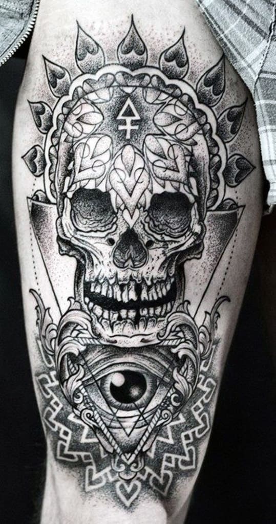 Top 80 Best Skull Tattoos For Men Manly Designs And Ideas Top 80 Best Skull Tattoos For Men Manly Designs And Ideas