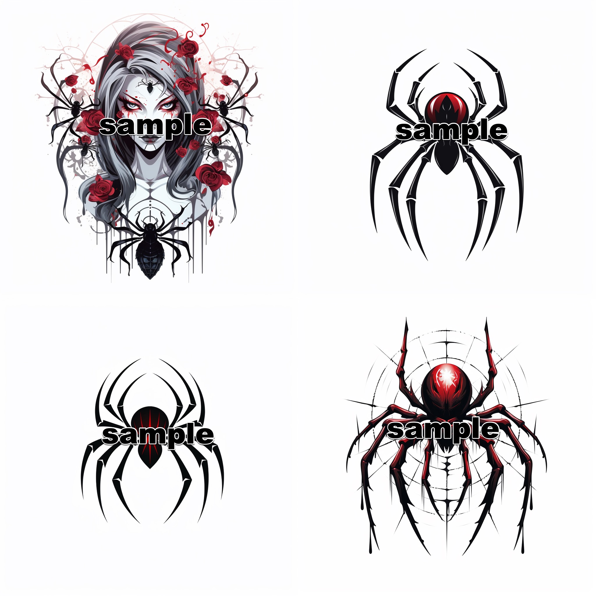 Traditional Black Widow Spider Tattoo Traditional Black Widow Spider Tattoo