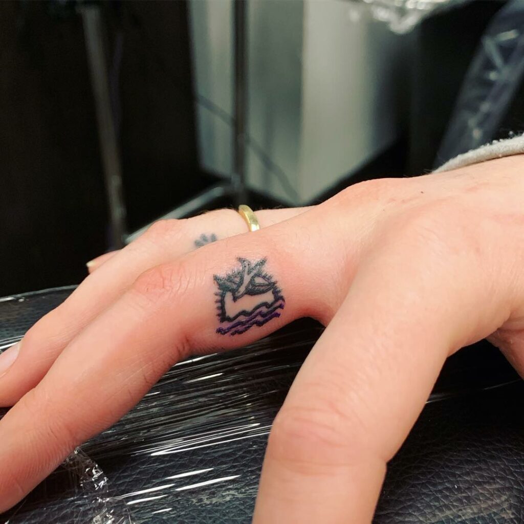 Traditional Sparrow Tattoo Traditional Sparrow Tattoo