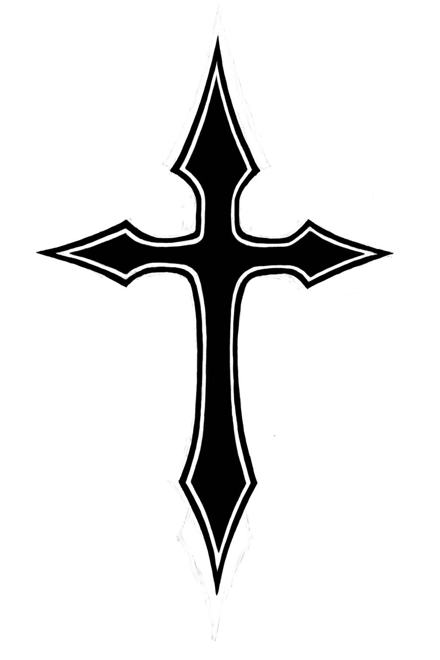 Tribal Cross 9 Simple Tattoo Design Style Cool Graphic Art By Jshcreates Tribal Cross 9 Simple Tattoo Design Style Cool Graphic Art By Jshcreates