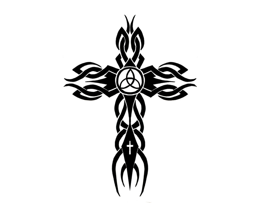 Tribal Cross Tattoo By Cortexcreative On Deviantart Tribal Cross Tattoo By Cortexcreative On Deviantart