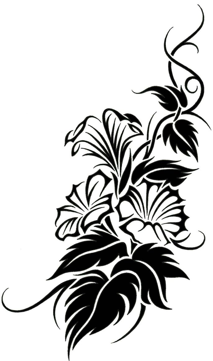 Tribal Flower Tattoo Designs Cliparts Co Tribal Flower Tattoo Designs Cliparts Co