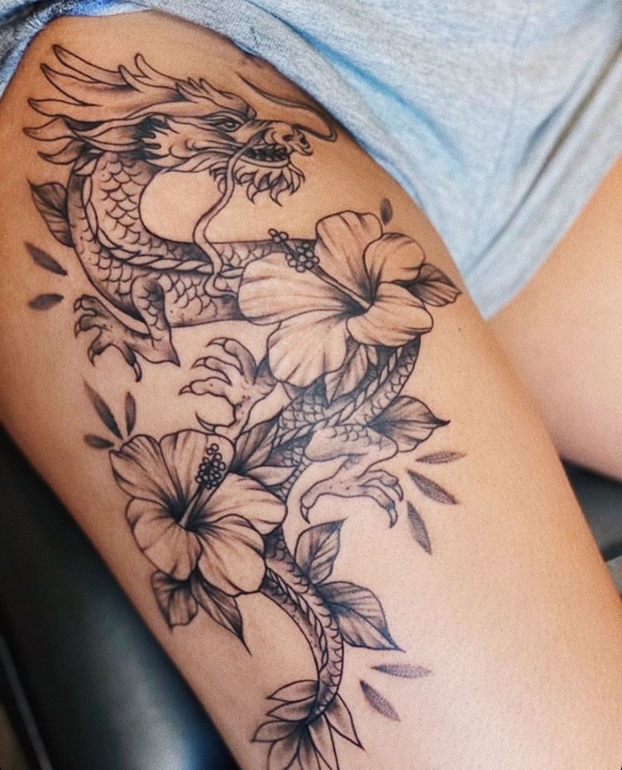 Unique Sexy Thigh Tattoos For Women By Travelworldfashion Medium