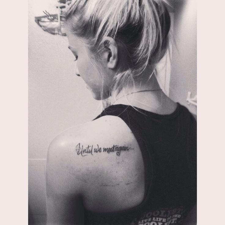 Until We Meet Again Tattoo Until We Meet Again Tattoo
