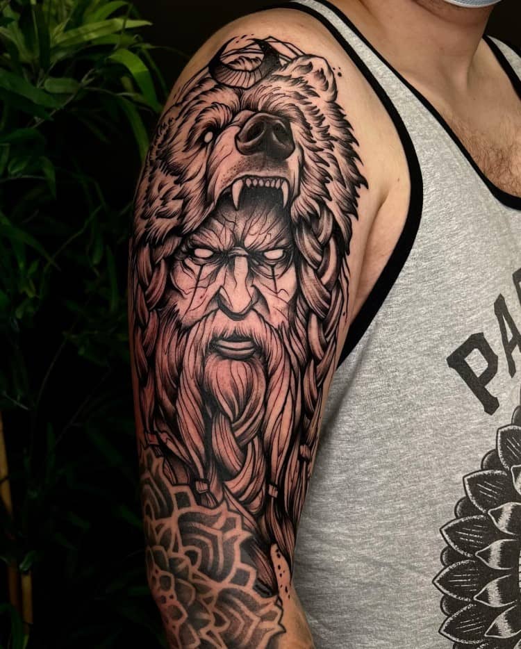 Viking Berserker Tattoo Viking Berserker Tattoo