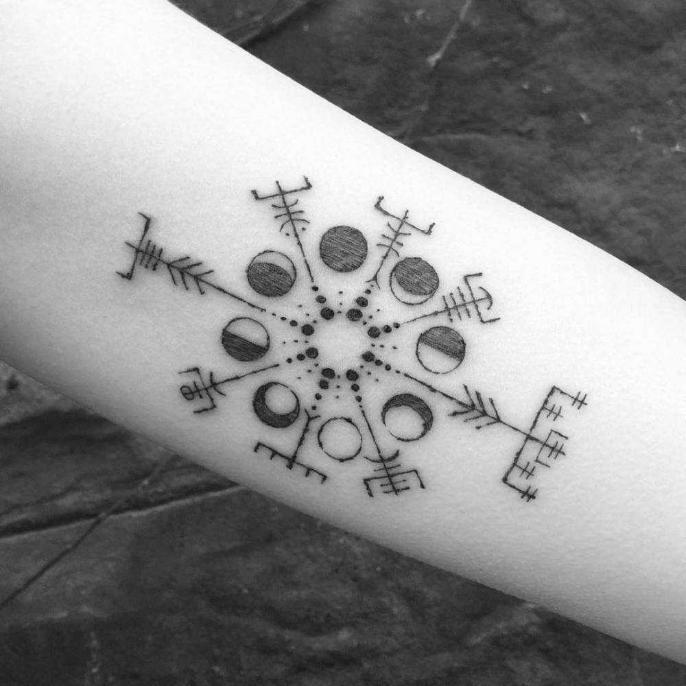 Viking Compass Tattoo Viking Compass Tattoo
