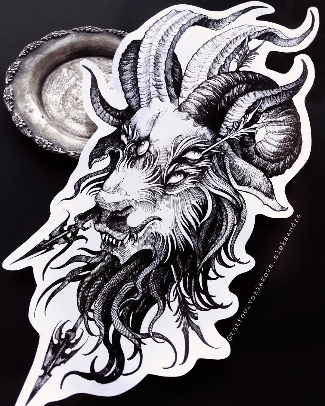Voziakova Aleksandra On Instagram Baphomet Voziakova Aleksandra On Instagram Baphomet