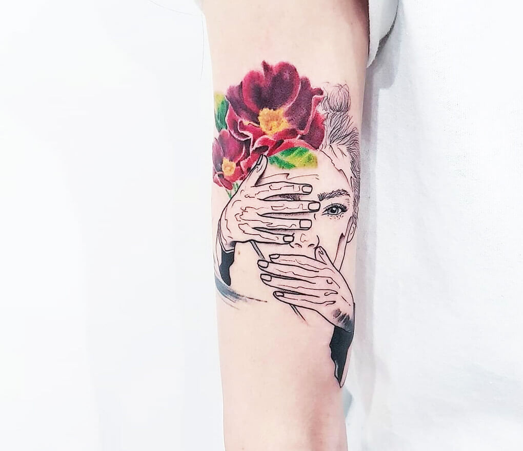 Woman Face Tattoo By Ilaria Tattoo Art Post 29106 Woman Face Tattoo By Ilaria Tattoo Art Post 29106