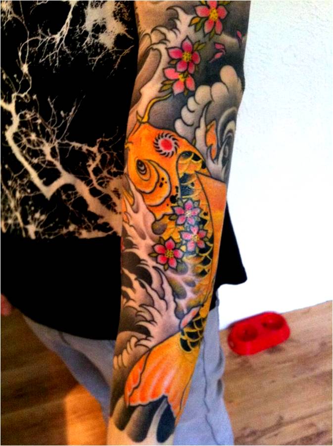 Zoom Tattoos Koi Fish Tattoo Sleeve Zoom Tattoos Koi Fish Tattoo Sleeve